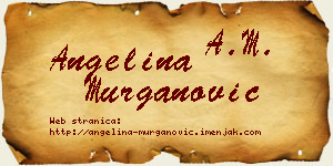 Angelina Murganović vizit kartica